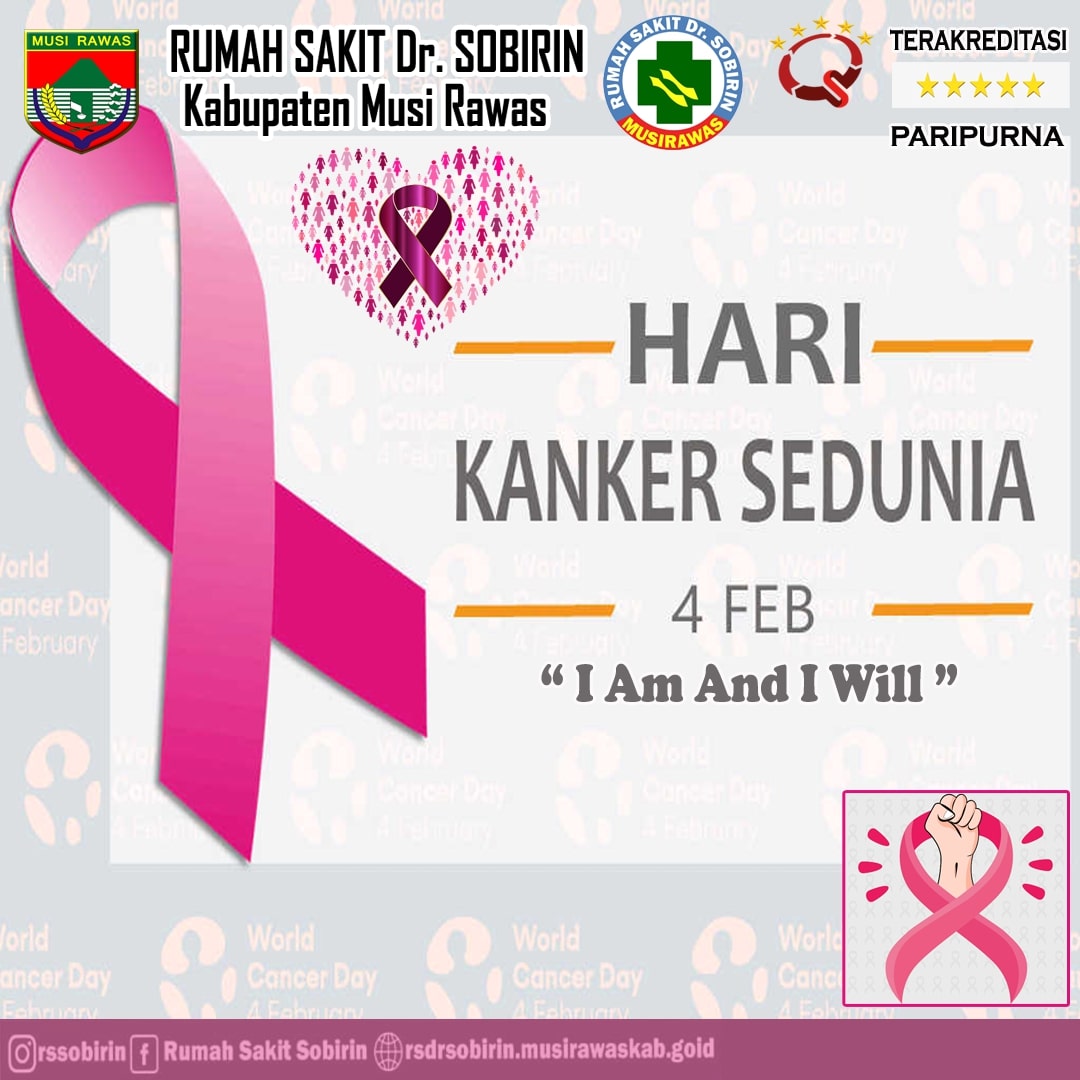 Hari Kanker Sedunia yang tahun ini bertema "I Am And I Will" yang diartikan sebagai komitmen dalam diri untuk melakukan sebuah tindakan. (04/02/2021)
